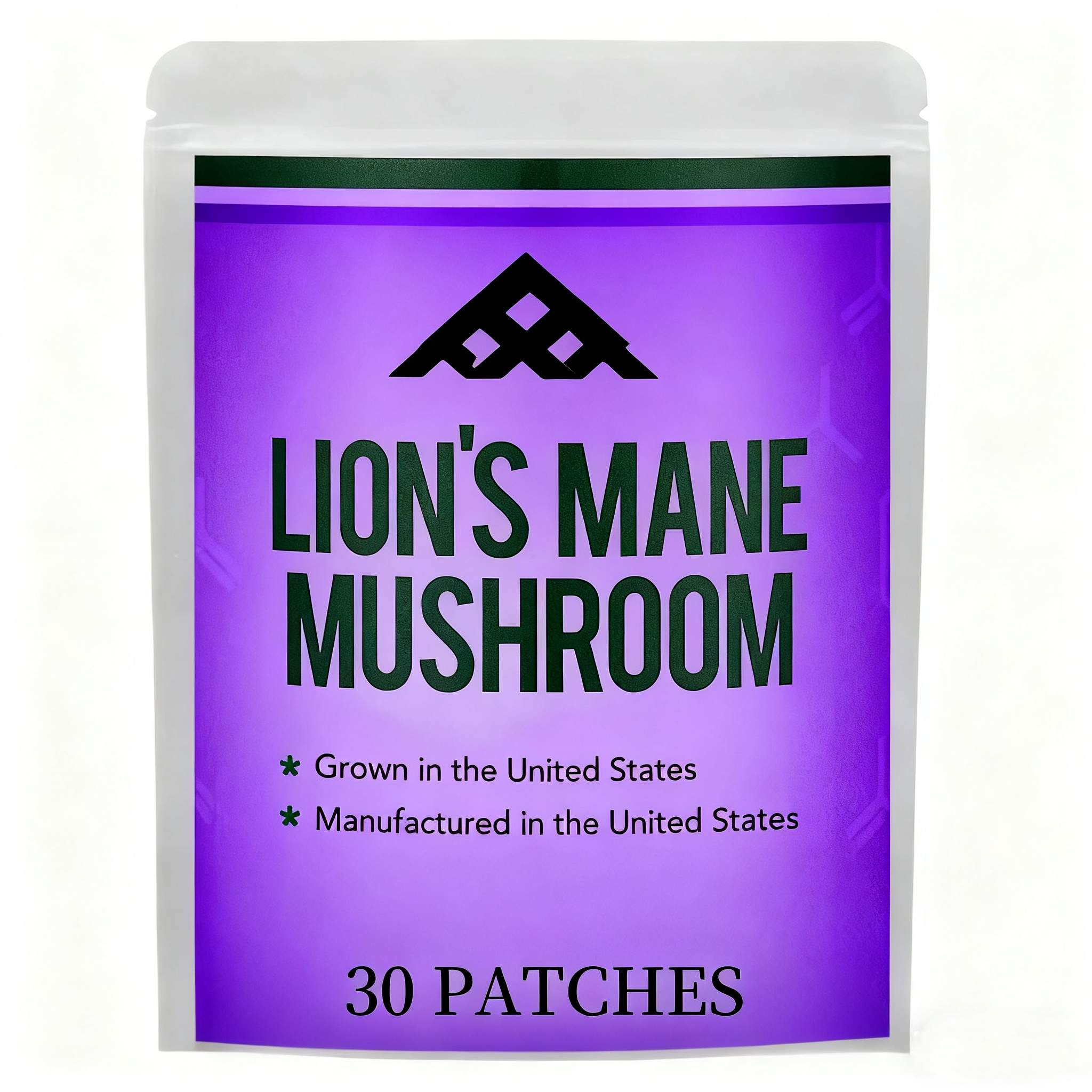Lion Mane Mushroom - ライオンズメーンキノコ経皮パッチ 脳の記憶力、集中力向上、冬虫夏草、霊芝配合 免疫サポート 30枚入り
