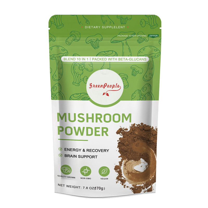 Lion Mane Mushroom - グリーンピープル 10in1 マッシュルーム ライオンズメイン サプリメント パウダー（レイシ複合体配合）認知機能と免疫サポート用