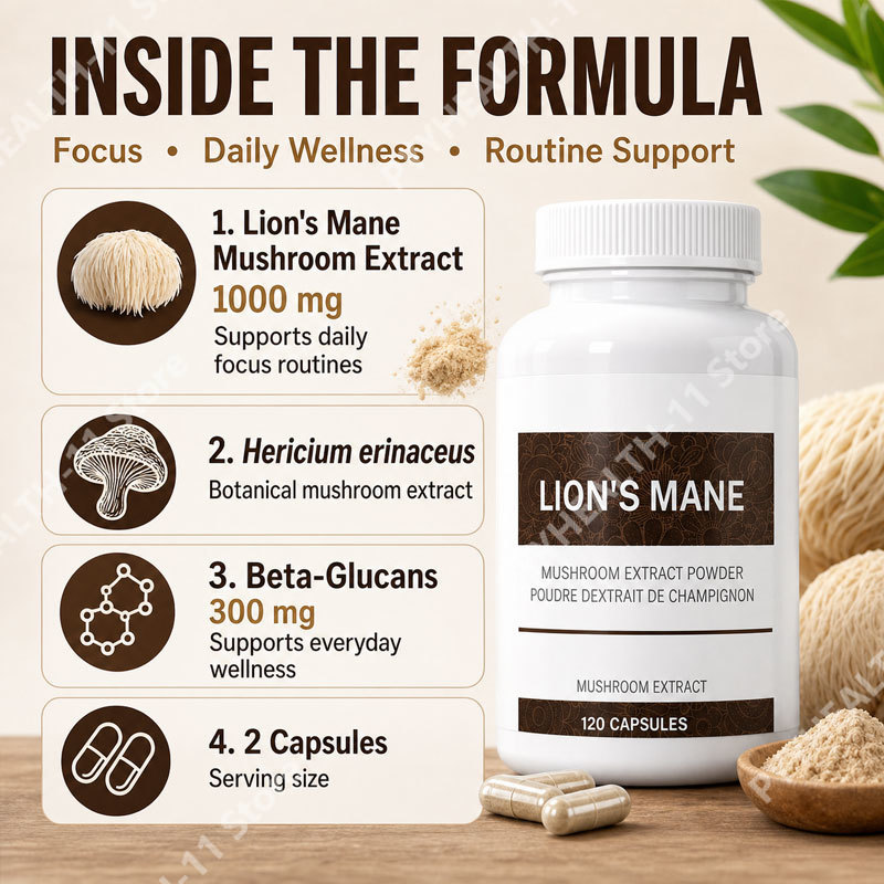 ライオンズメーンマッシュルームカプセルサプリメント、ベータグ - Lion Mane Mushroom のレビューと価格