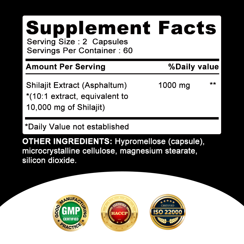 20% フルボ酸を配合した純粋なヒマラヤ シラジット樹脂カプ - Shilajit Resin Pure のレビューと価格