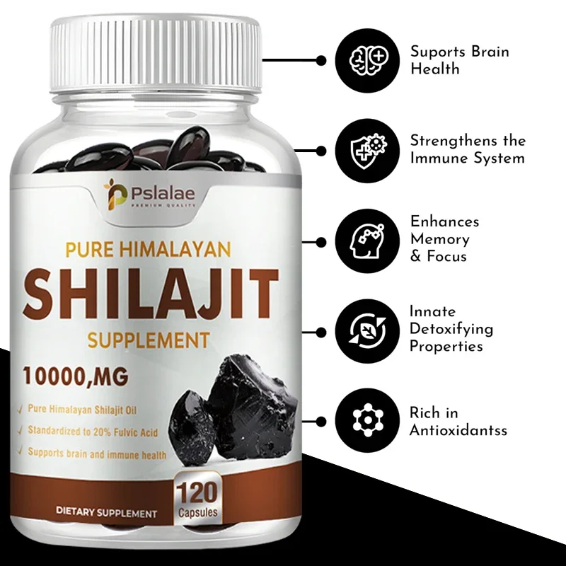 20% フルボ酸を配合した純粋なヒマラヤ シラジット樹脂カプ - Shilajit Resin Pure のレビューと価格