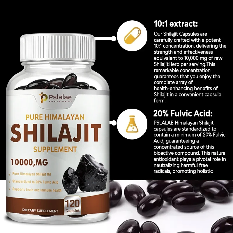 20% フルボ酸を配合した純粋なヒマラヤ シラジット樹脂カプ - Shilajit Resin Pure のレビューと価格