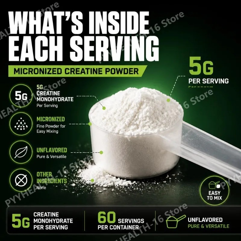 微粉化クレアチンモノハイドレートパウダー、無香料、筋力強化と - Creatine Monohydrate Powder のレビューと価格