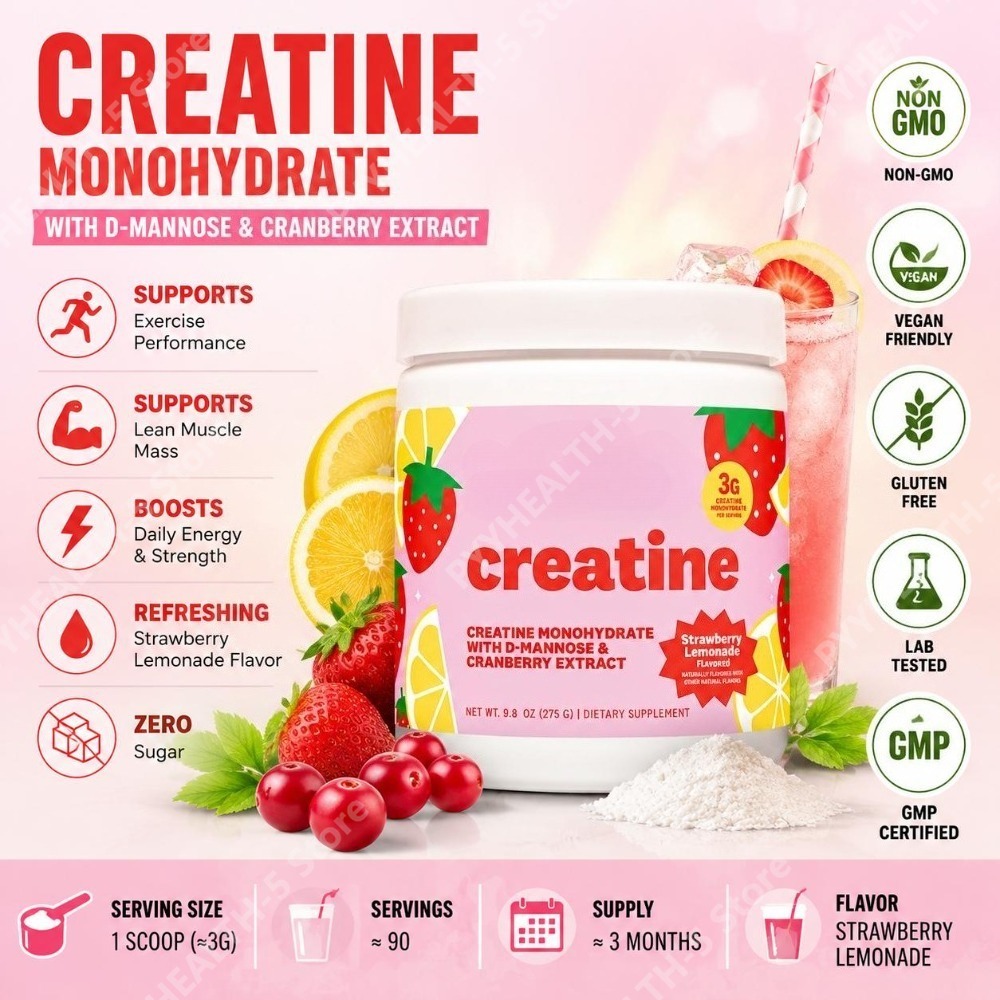 クレアチン一水和物パウダーサプリメント 3g入り ヴィーガン - Creatine Monohydrate Powder のレビューと価格