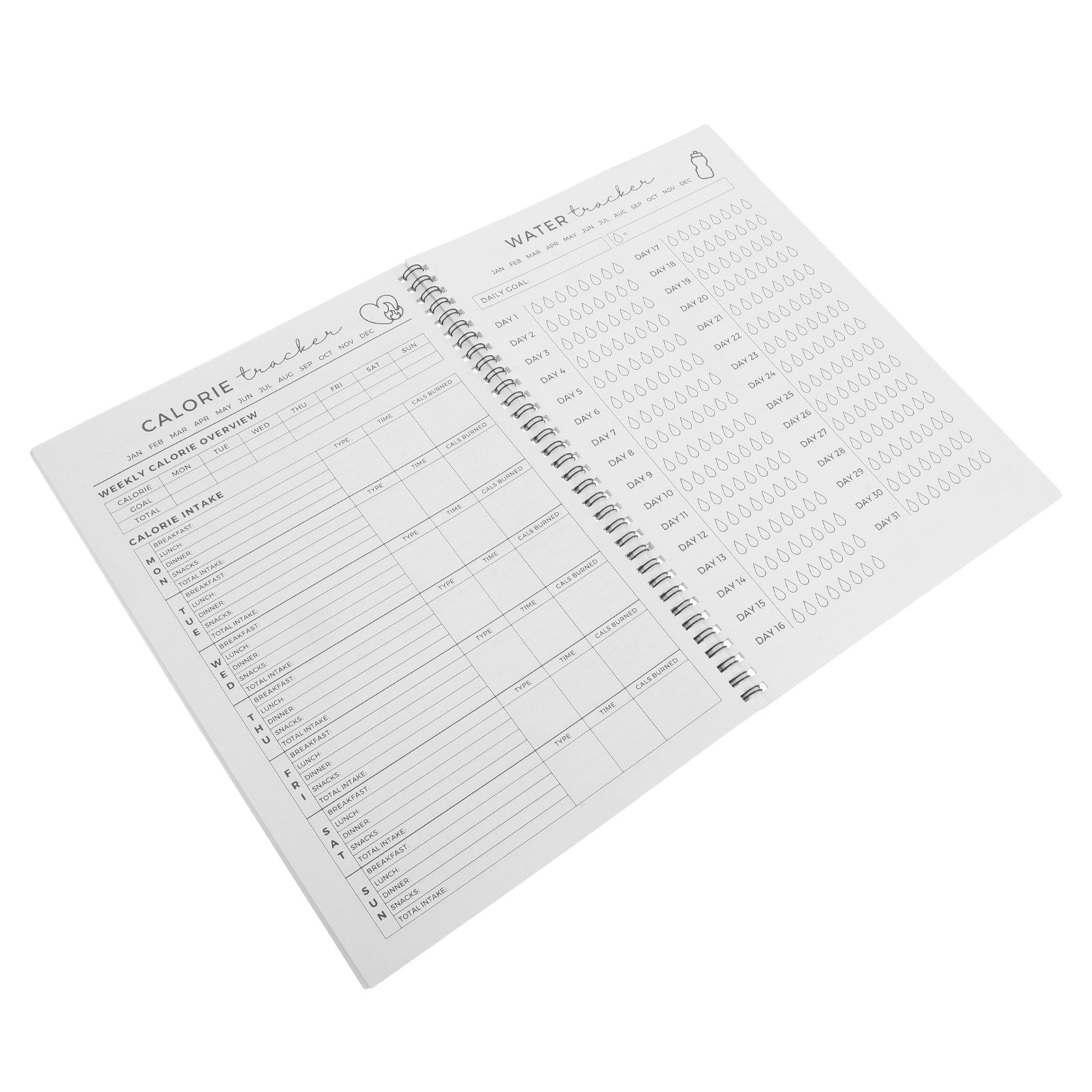 フィットネスログブック 11.7 X 8.5 フィットネスプ - Nutrition And Exercise のレビューと価格