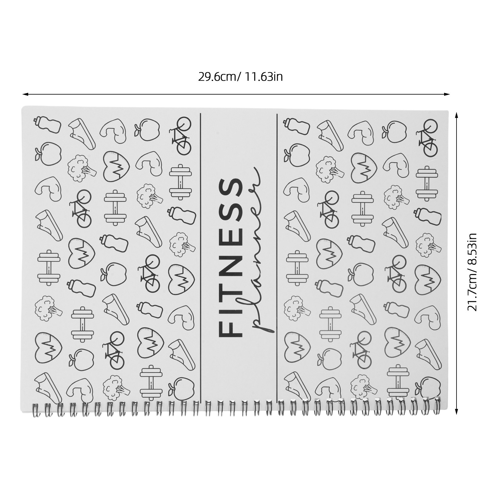 フィットネスログブック 11.7 X 8.5 フィットネスプ - Nutrition And Exercise のレビューと価格