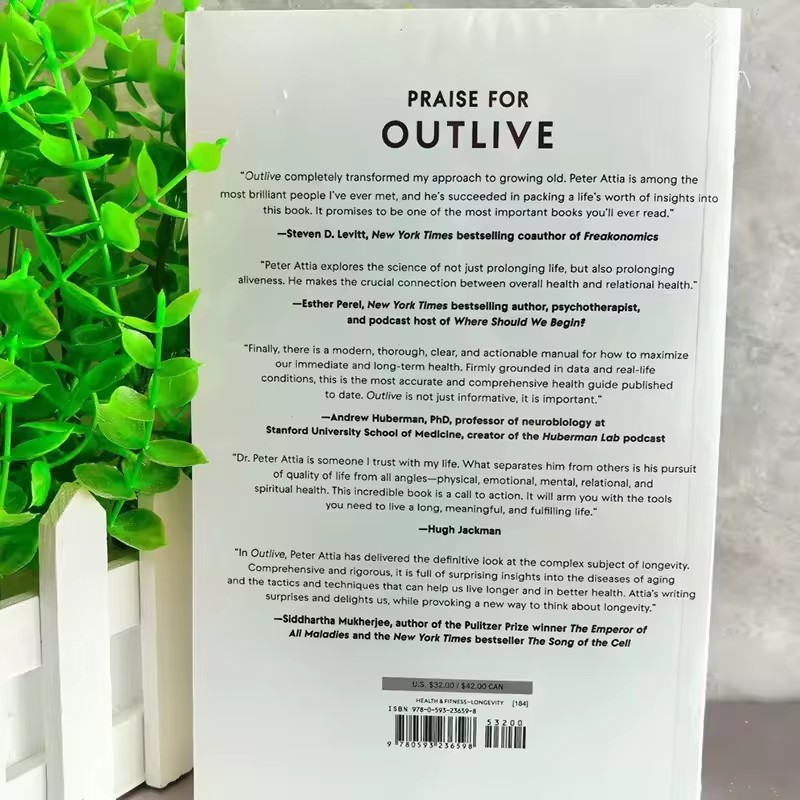Outlive By Peter Attia 長寿のための科 - Nutrition And Exercise のレビューと価格